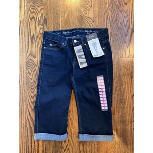 New Rafaella Comfort Capri Jean - Size 6 - Style RSBS9191 - Dark Indigo